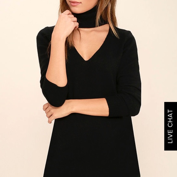 Lulus Sweaters - Lulus The Sweetest Devotion cut out turtle neck